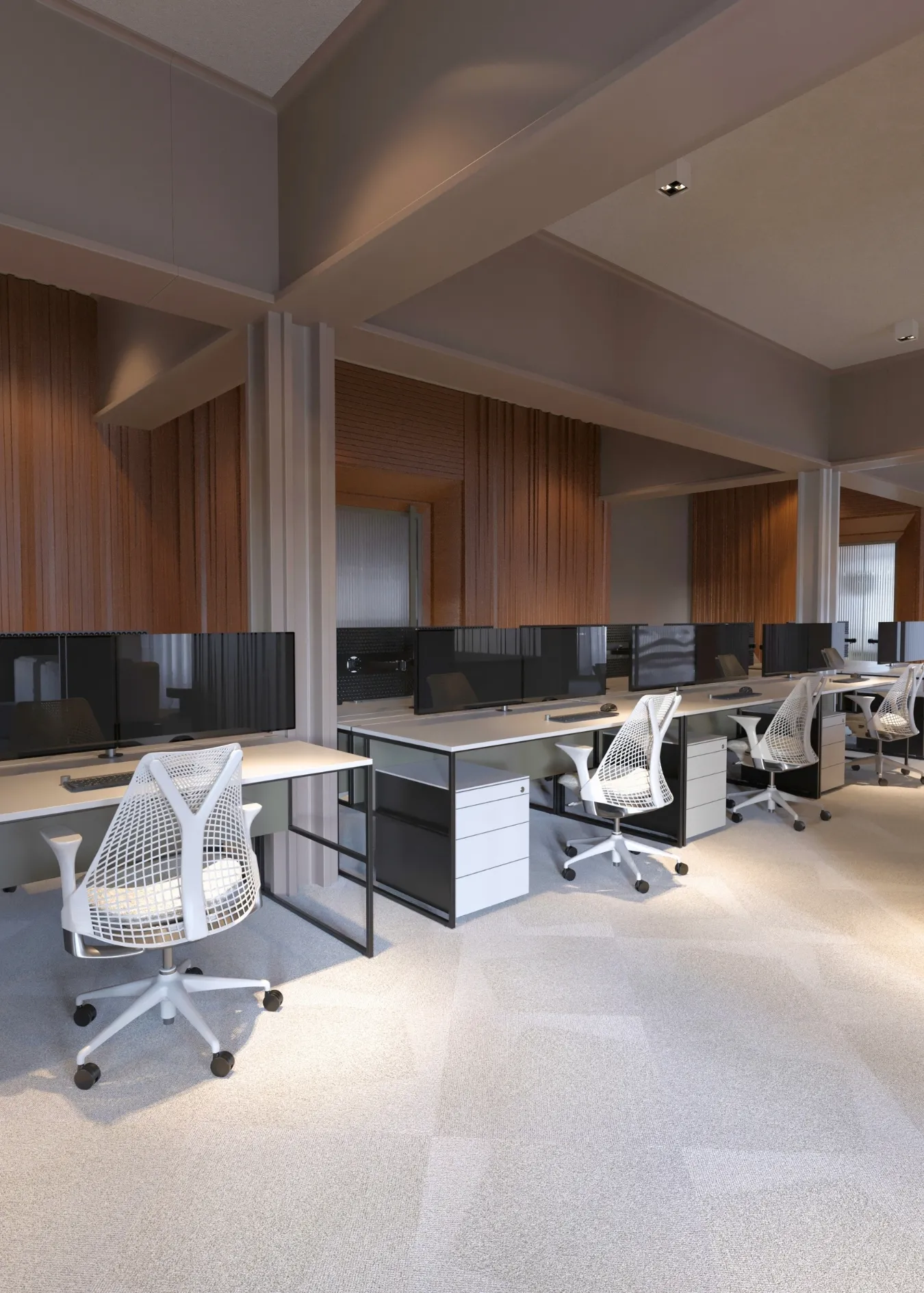 Law Office Interior Design Bebek - Modern Wood Surfaces by Gesign Studio