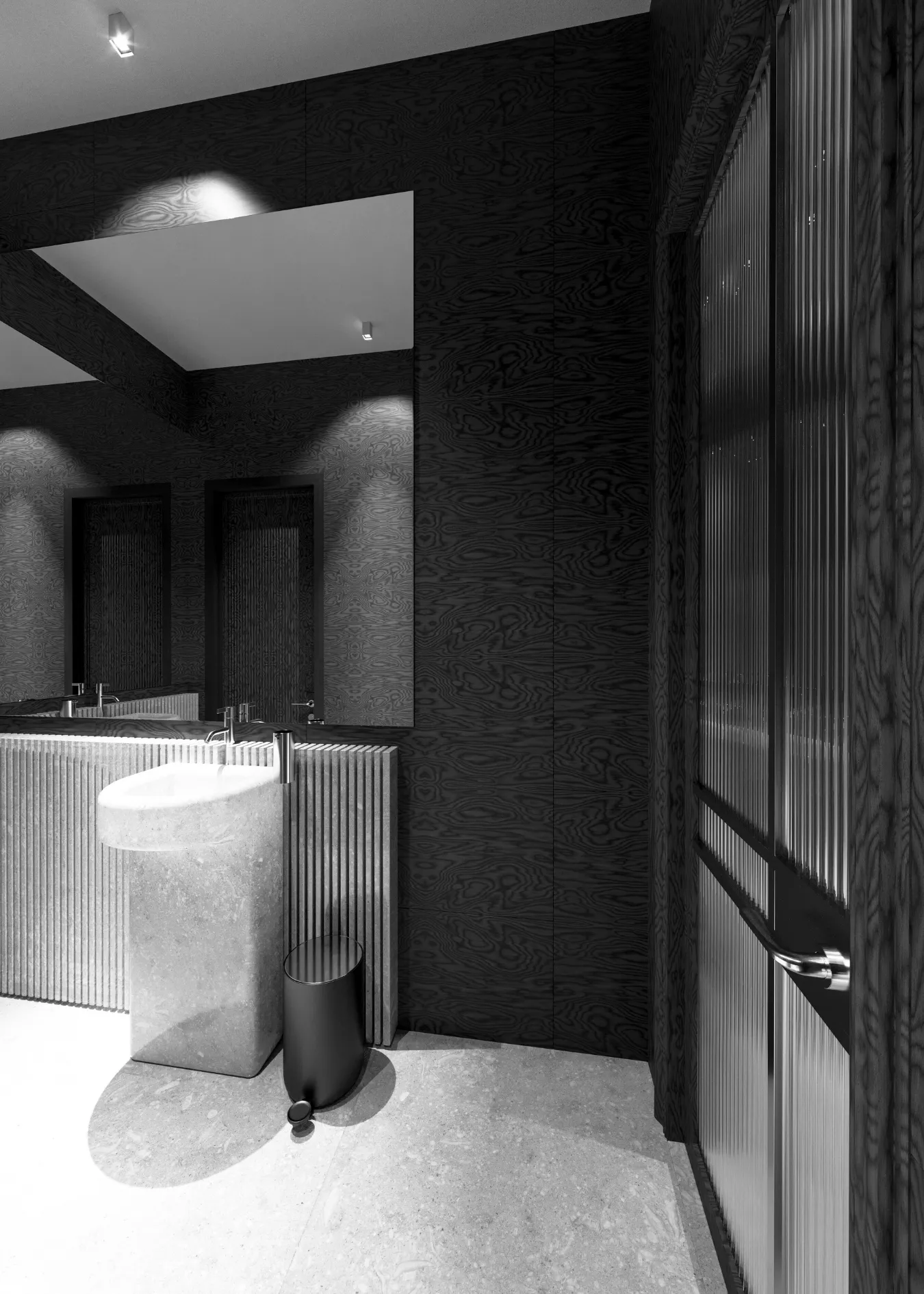 Material Warmth in Modern Legal Office Interior