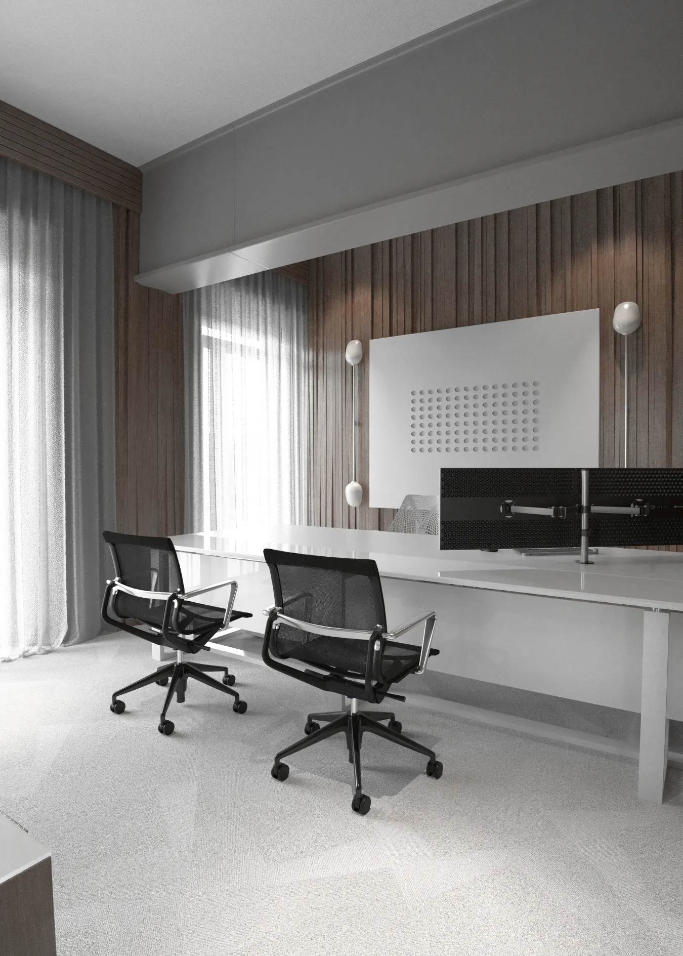 Calm Working Atmosphere with Premium Wood Textures