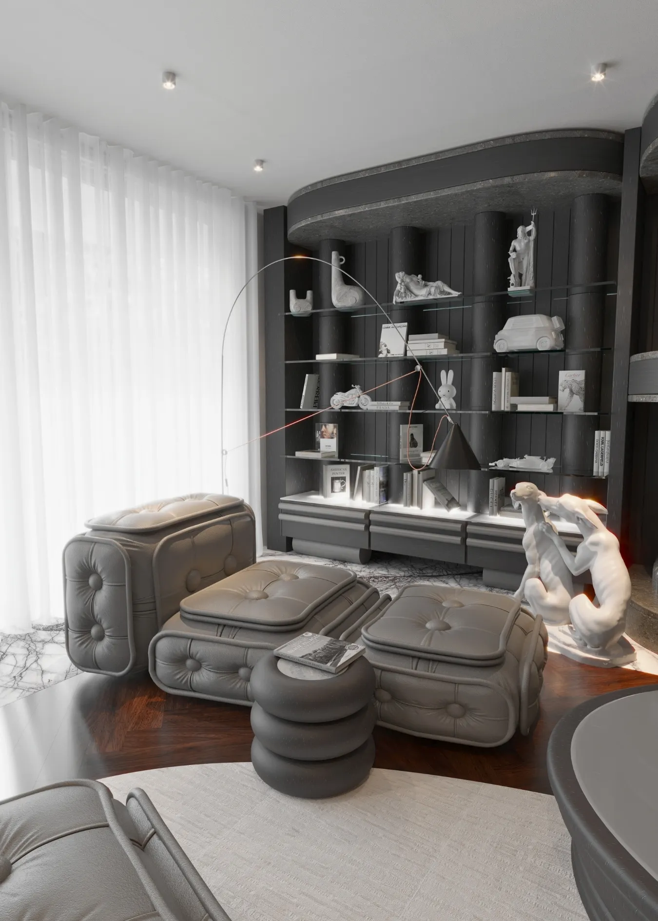 Florya Private Residence - Contemporary Luxury Living Room by Gesign Studio