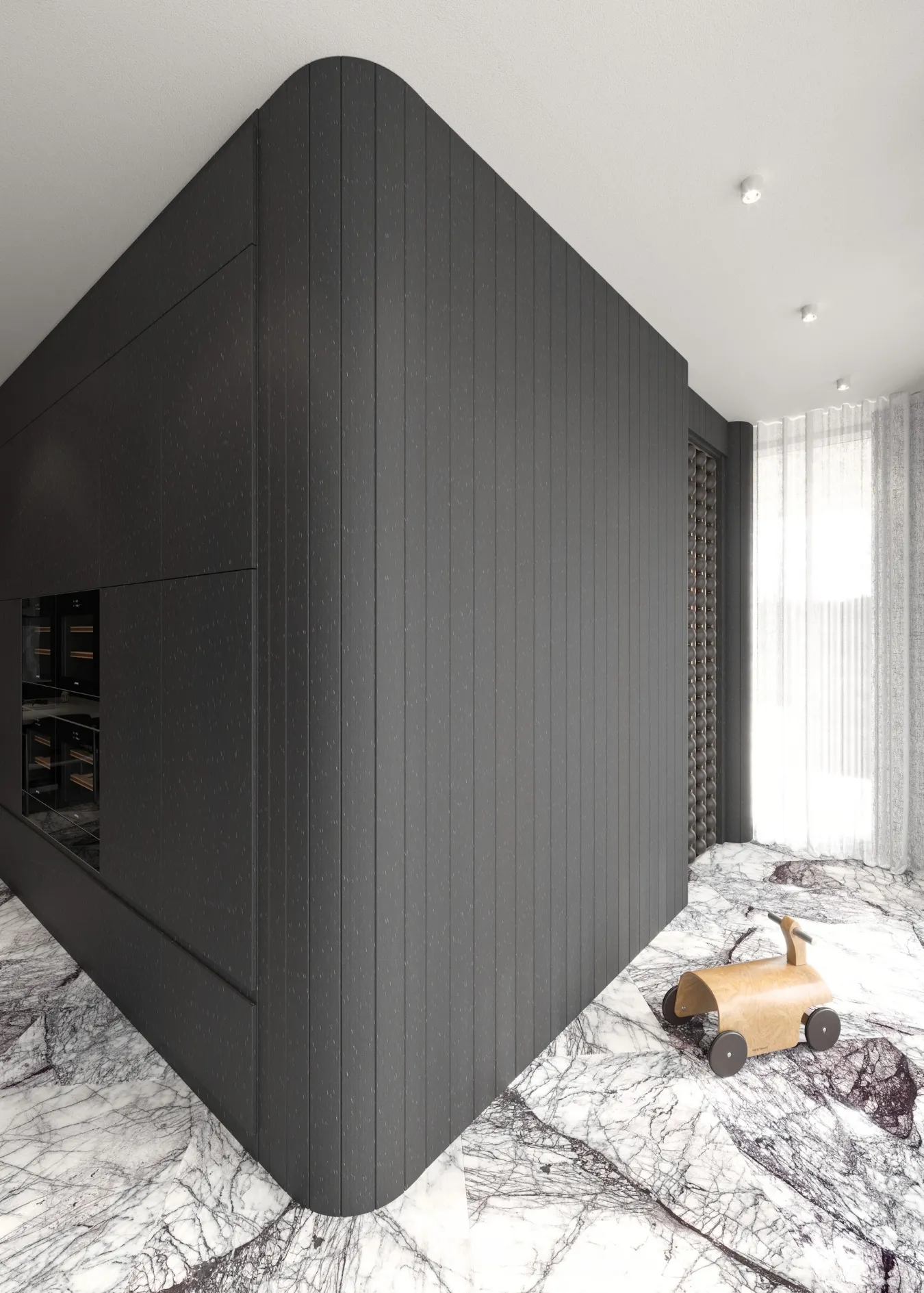 Spatial Clarity and Refined Minimalism in 85m2 Private Residence