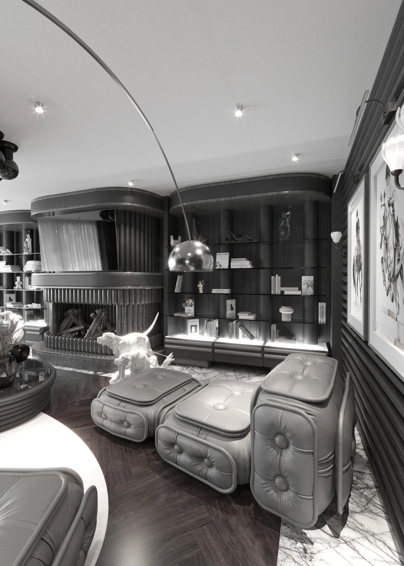 Minimalist Interior Detailing and Controlled Architectural Lighting