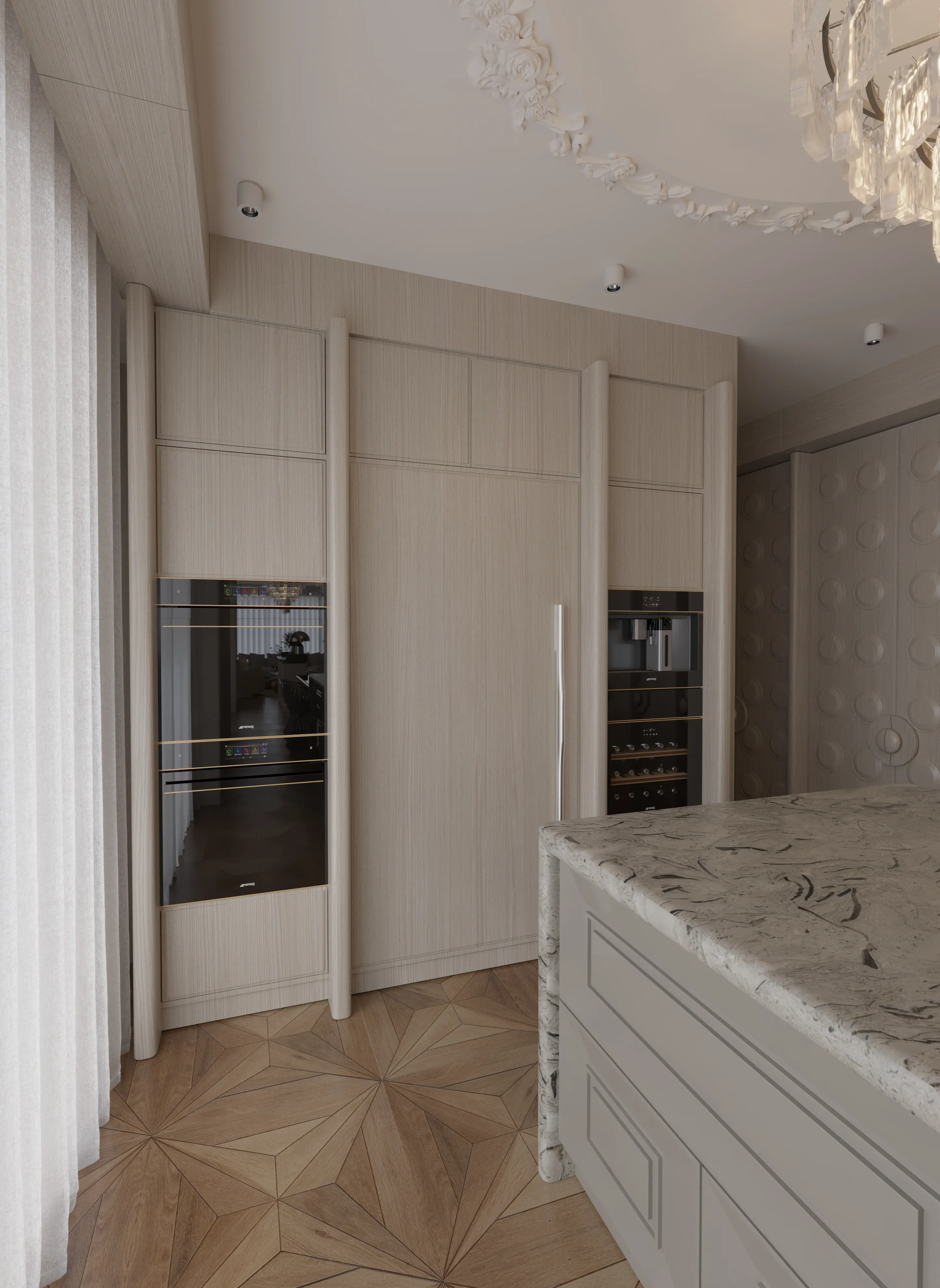 Refined Material Harmony and Interior Composition by Gesign Studio