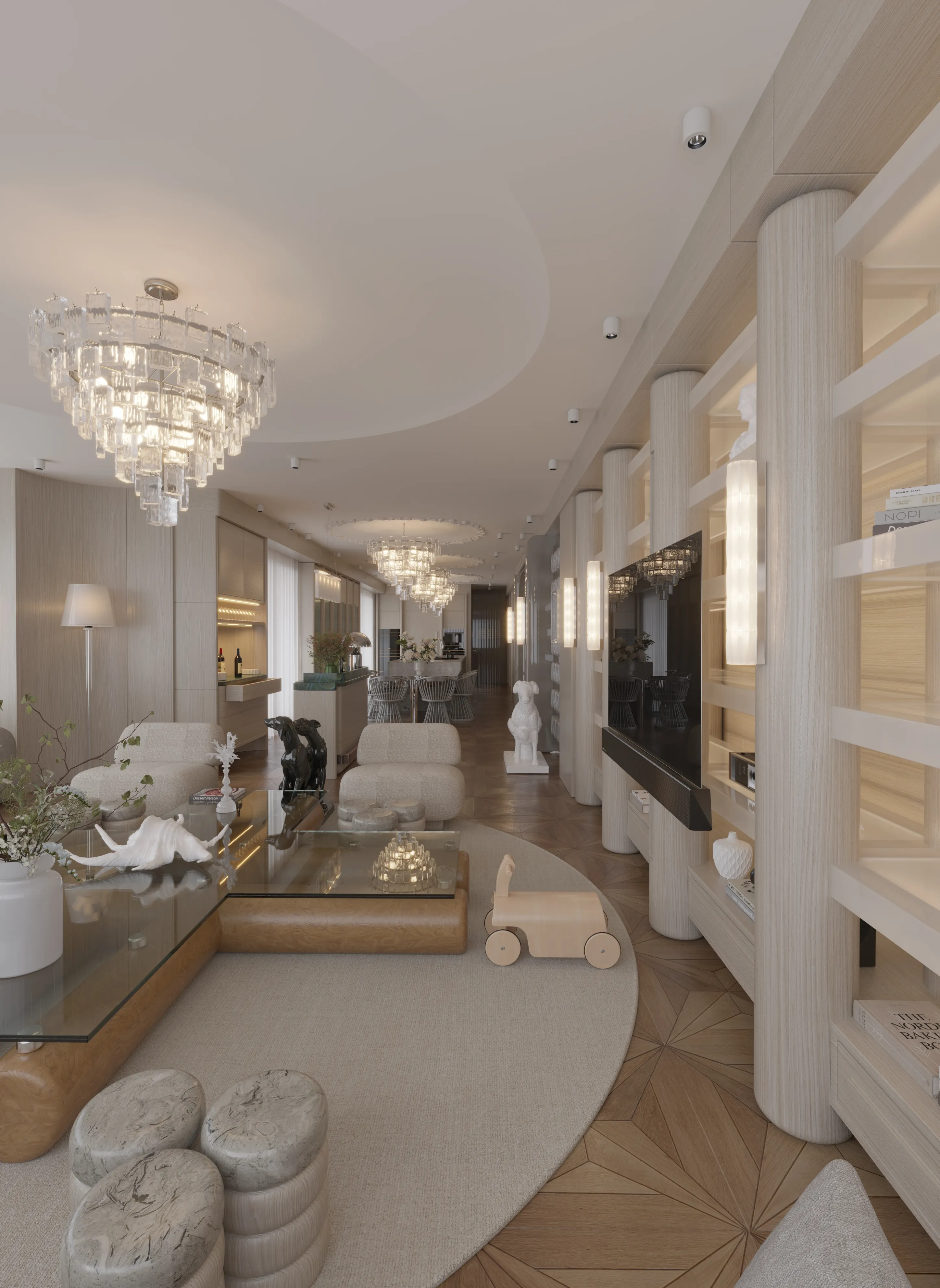 Medin Family House Sariyer - Modern Living Room Interior by Gesign Studio