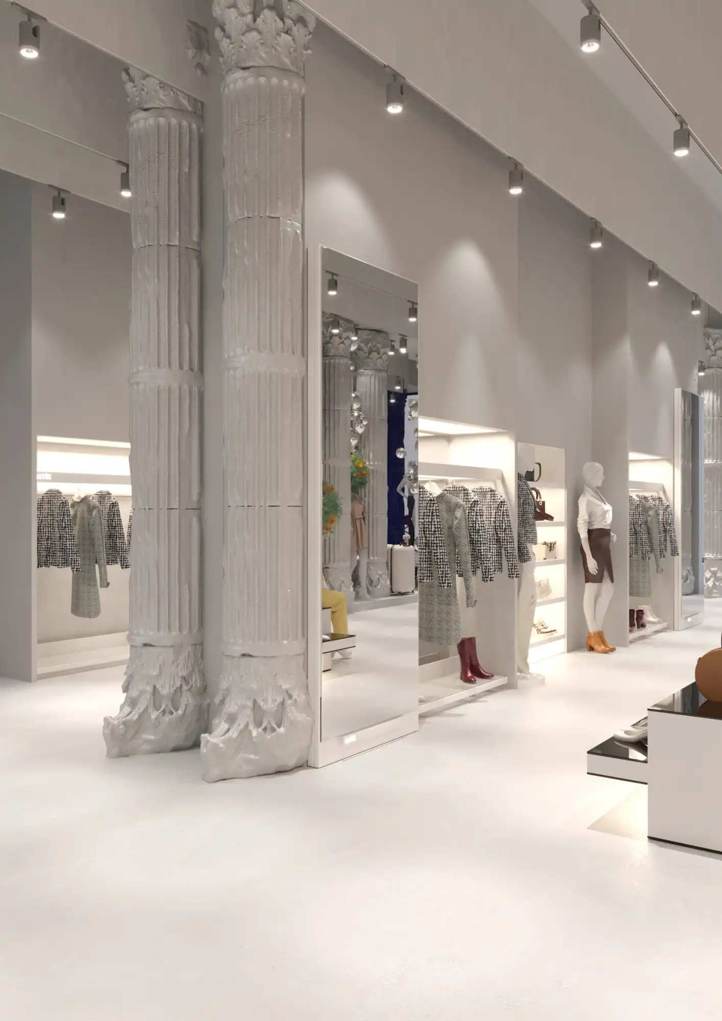 Fluid Customer Journey and Retail Layout Design Batik