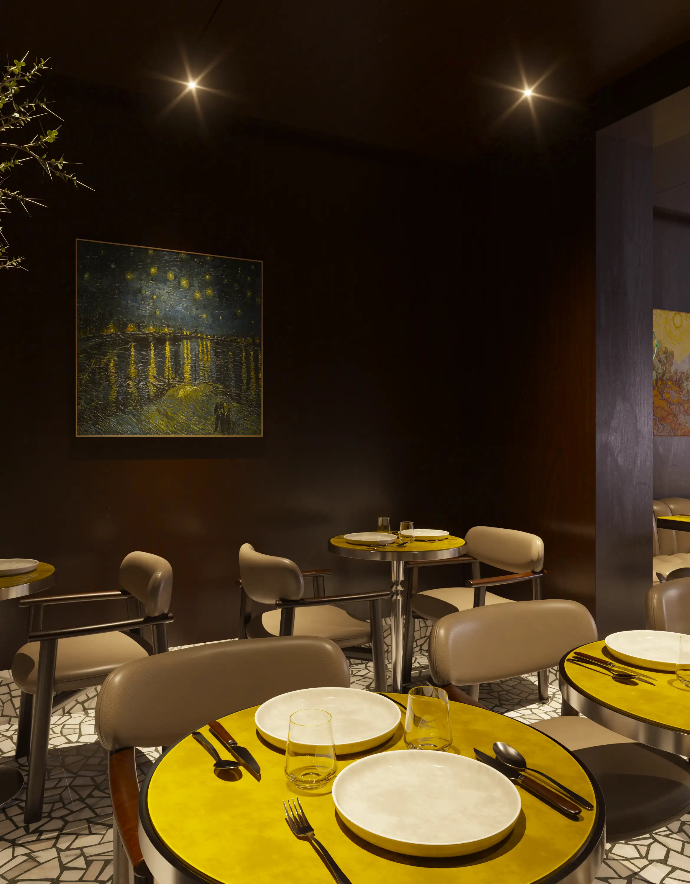 Controlled Interior Experiment in Tension by Gesign Studio