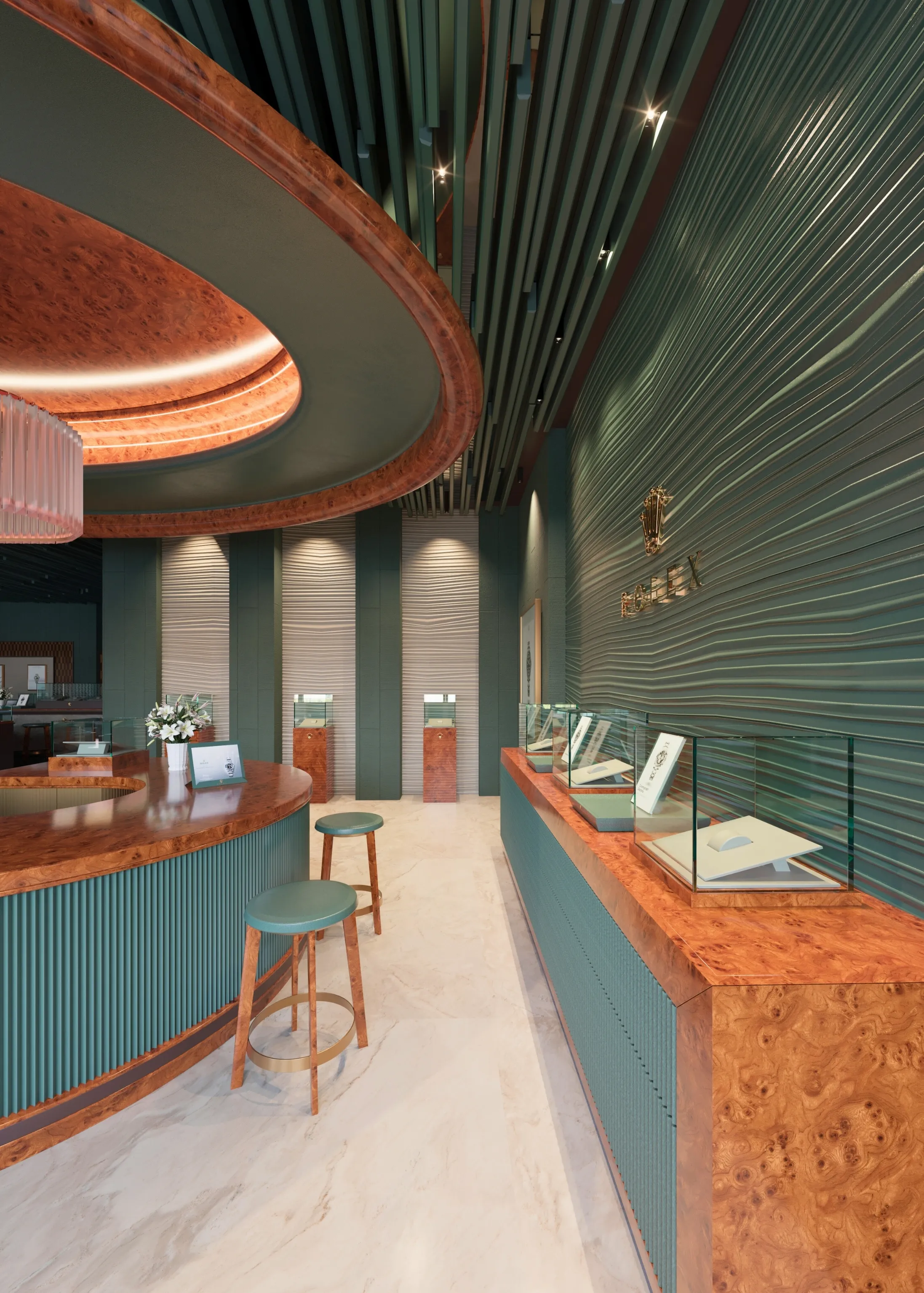 Rolex The Architecture of Time Showroom Design Florence