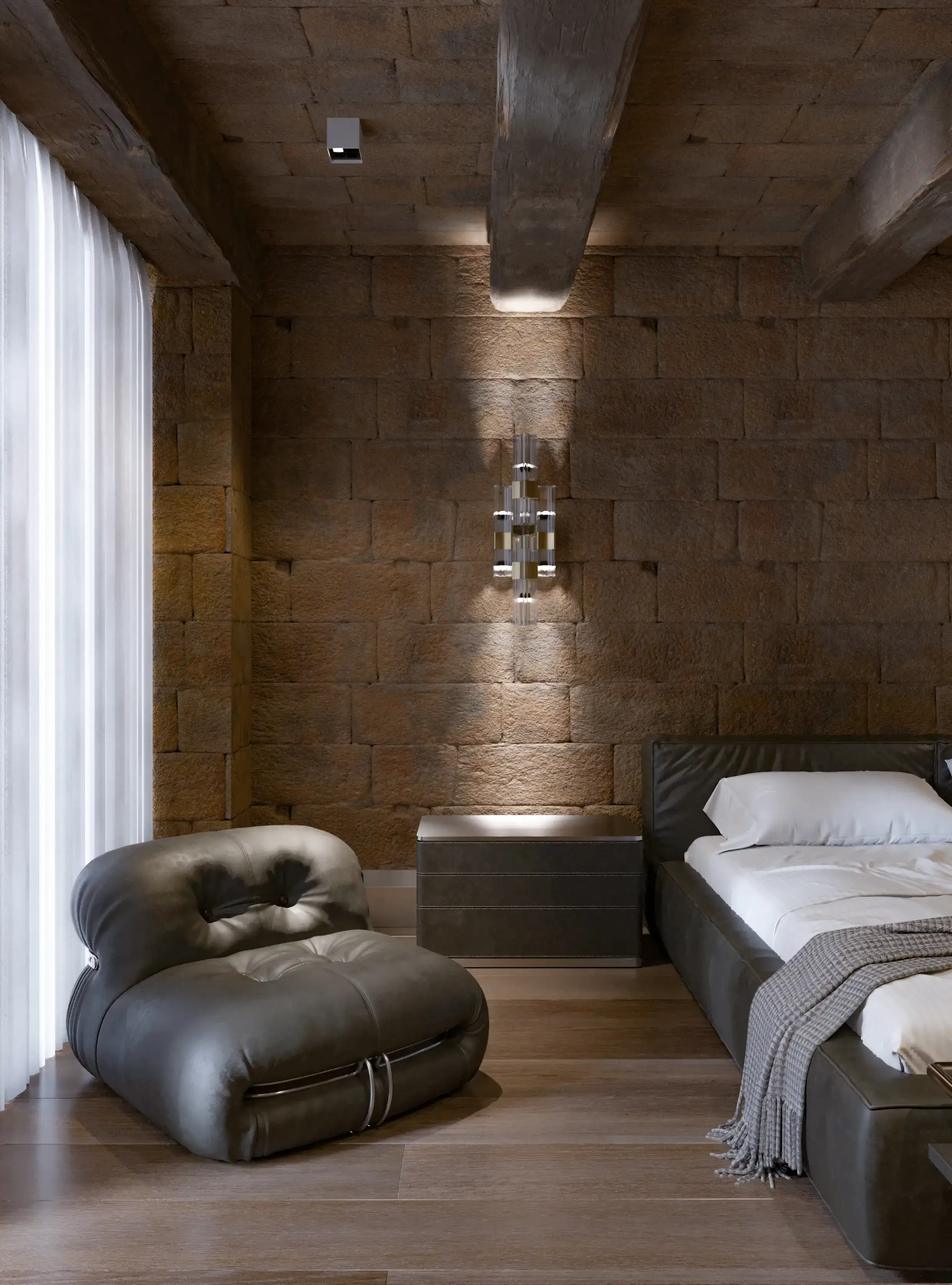 Warm Stone Residence Interior Design Italy