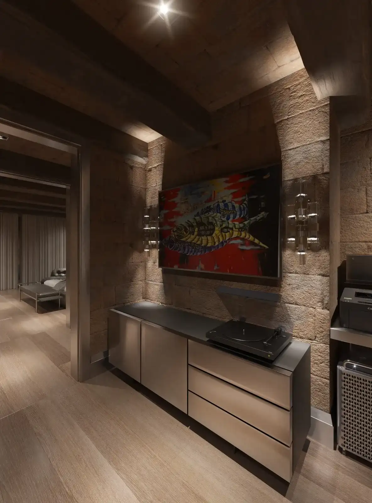 Dark Atmospheric Light Design for Ancient Spaces