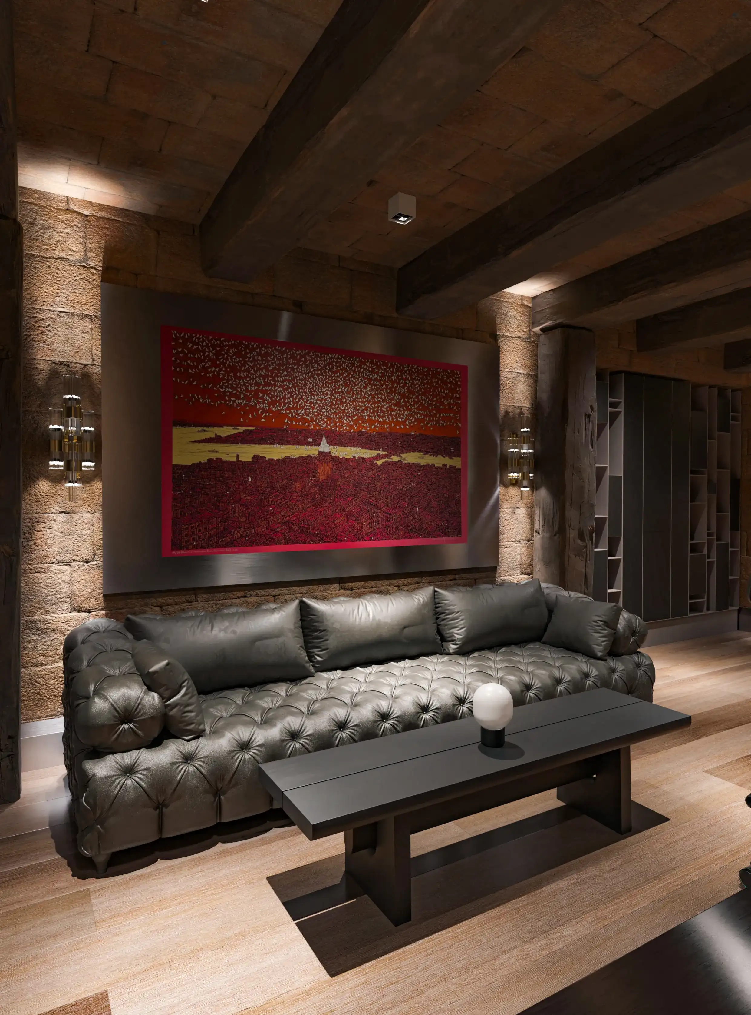 Industrial Luxury Lines and Contemporary Design Rome