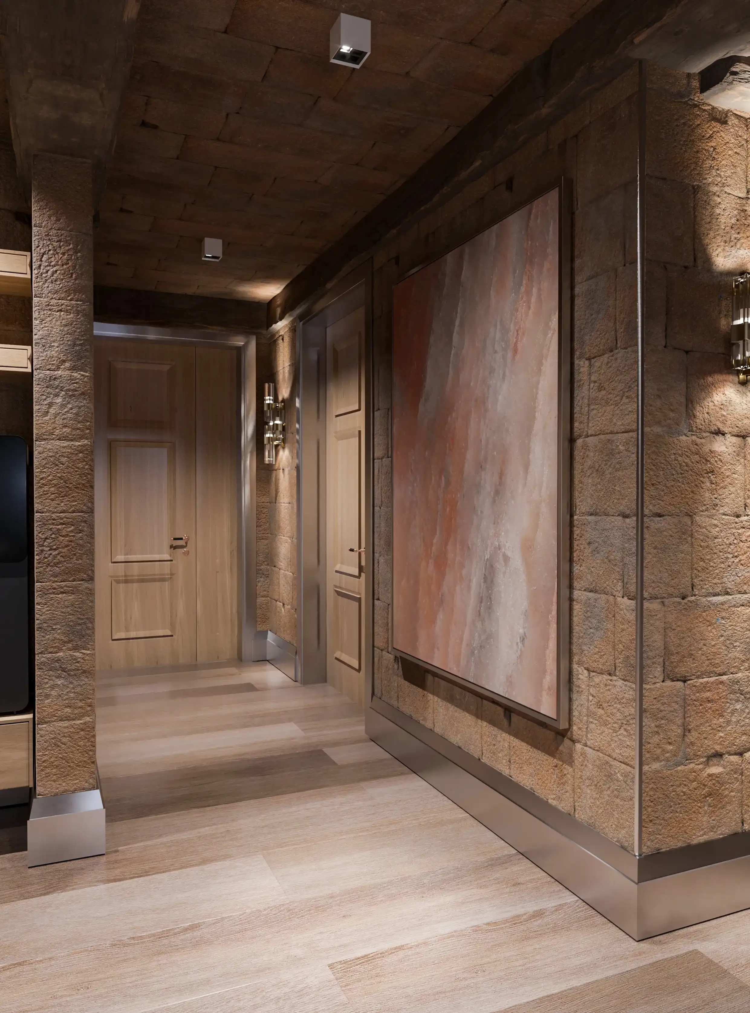 Timeless Living Space with Heritage Roman Architecture