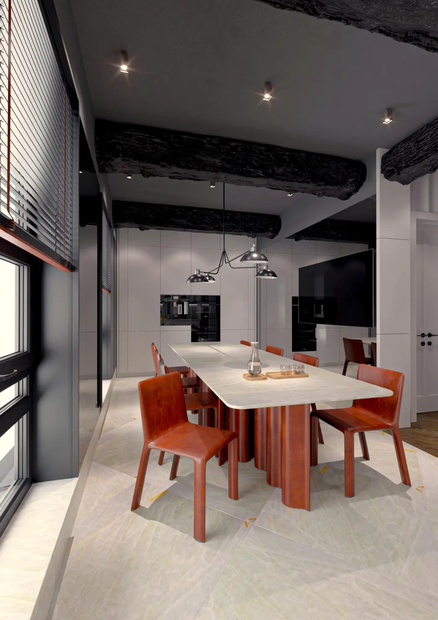 Minimalist Interior Layout 422m2 Villa Sakarya