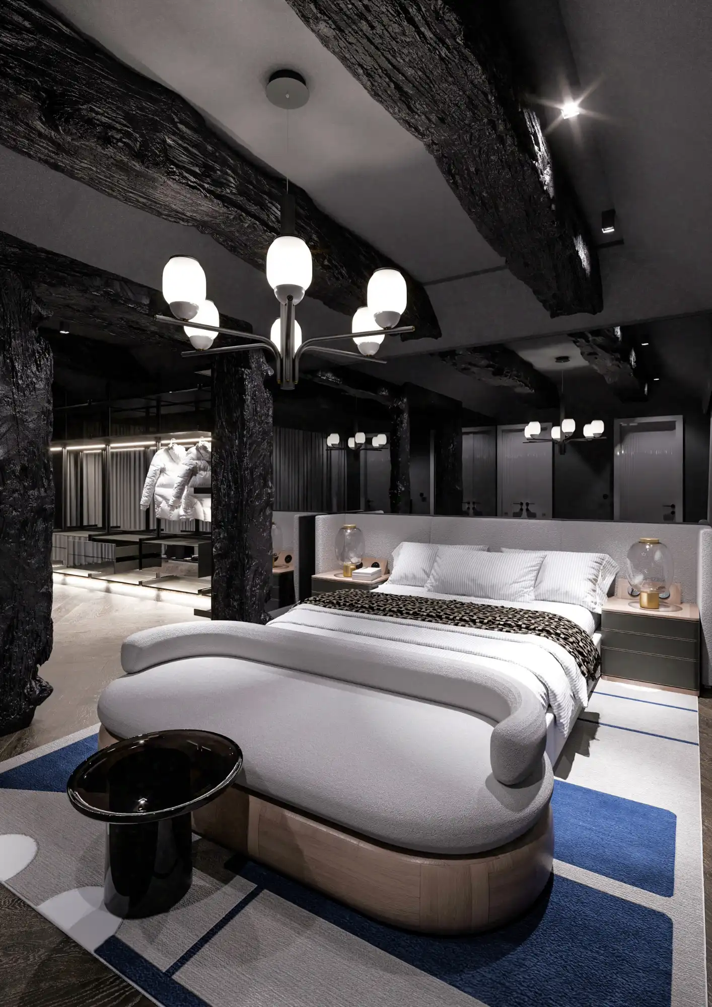 Modern Architecture Material Palette Exposed Concrete and Wood