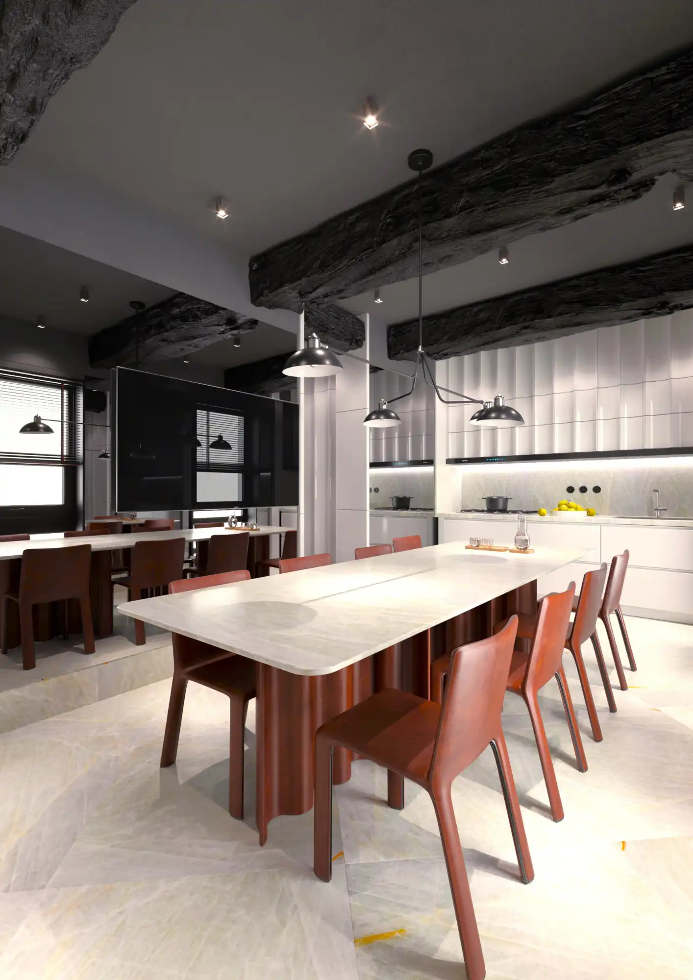Modern Kitchen and Dining Area Design Private Property