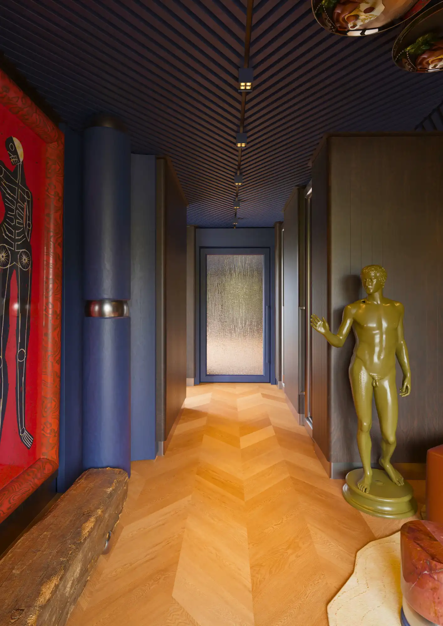 Mimari Aydınlatma Tasarımı Modern Ofis Tavan Detayı