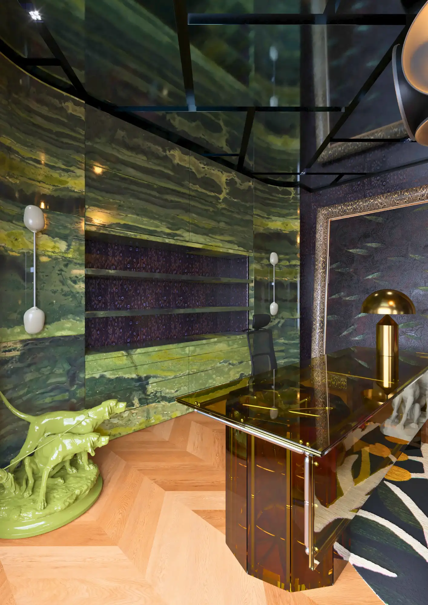 Minimalist Yonetici Calisma Alani