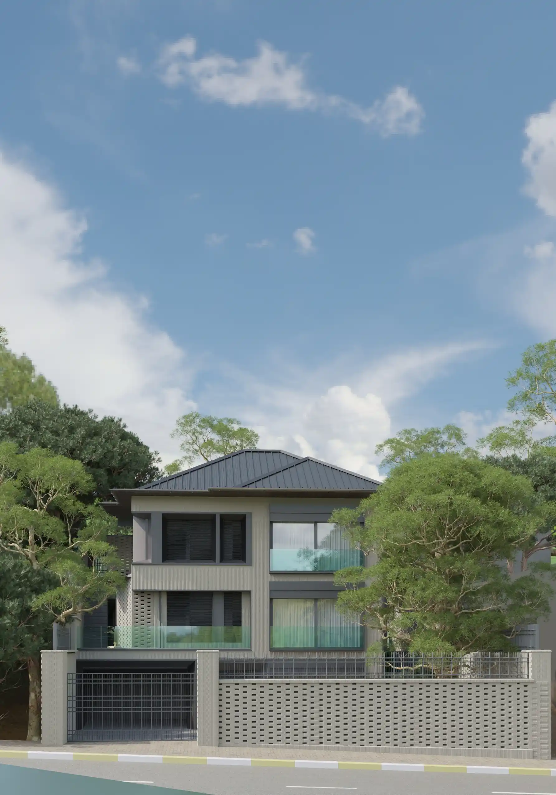 Montera Villa - Contemporary Courtyard Architecture Istanbul