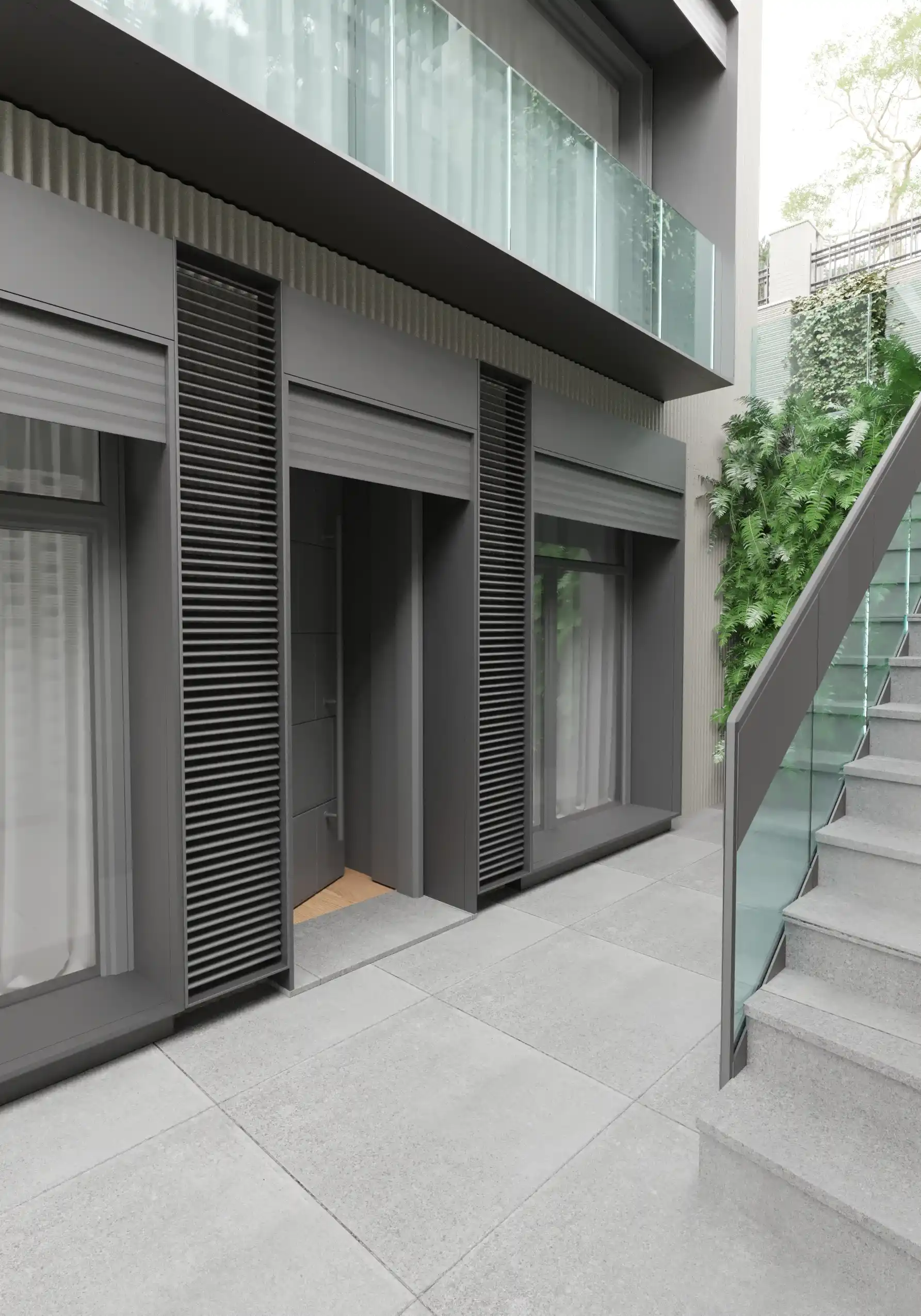 TerraNova House - Modern Istanbul Home and Courtyard Plan